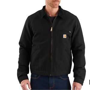 Carhartt Mens Relaxed Fit Duck Blanket-lined Detroit
Jacket Work